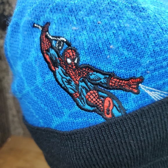 Spider Man Youth Kids Knit Beanie Winter Hat Boys One Size - Picture 6 of 7